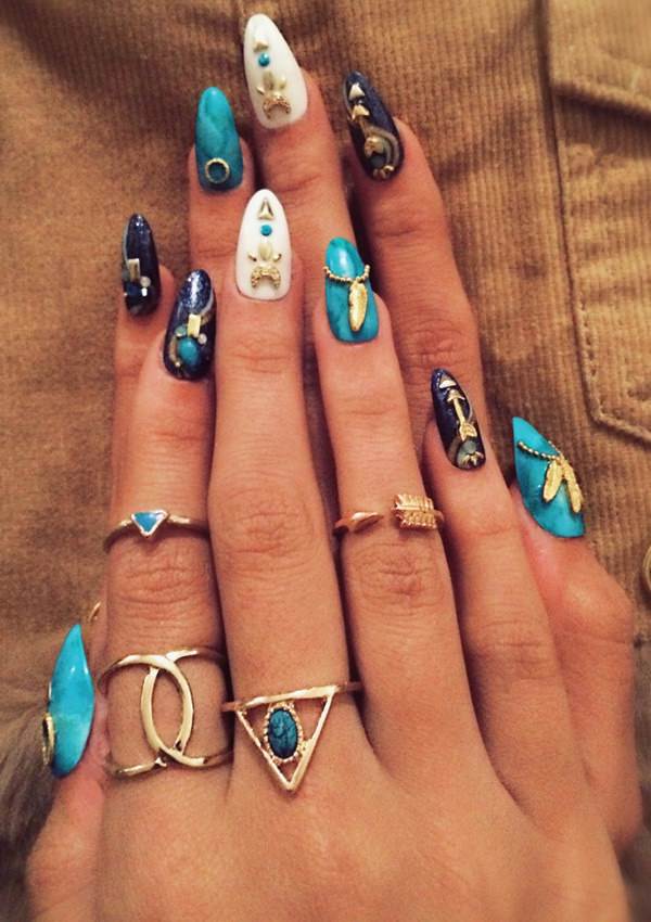 60+ Cool Stiletto Nails Designs To Try img 26