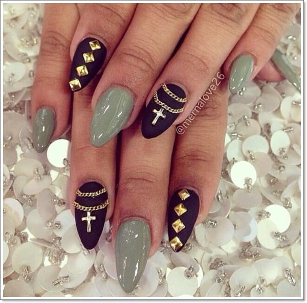 60+ Cool Stiletto Nails Designs To Try img 58