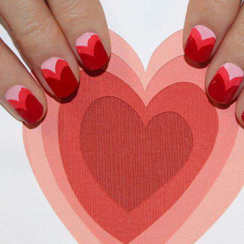 100+ Easy Valentine’s Day Nail Art Ideas 2019 img 5