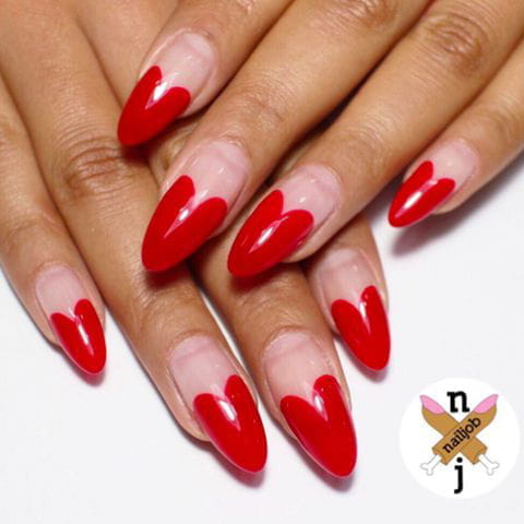 100+ Easy Valentine’s Day Nail Art Ideas 2019 img 43