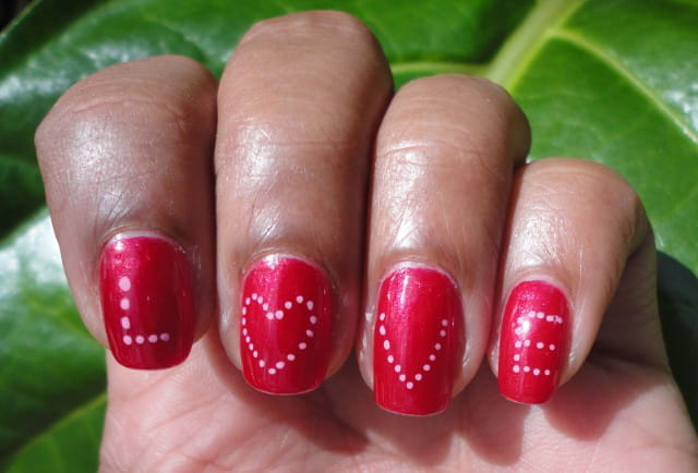 100+ Easy Valentine’s Day Nail Art Ideas 2019 img 54