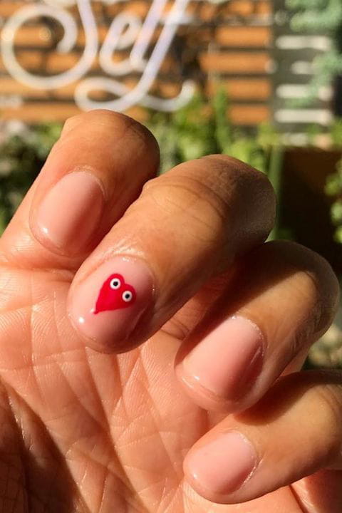 100+ Easy Valentine’s Day Nail Art Ideas 2019 img 80