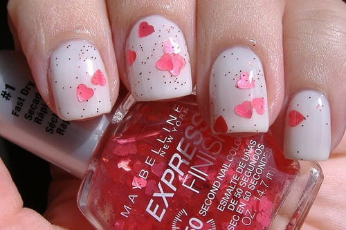 100+ Easy Valentine’s Day Nail Art Ideas 2019 img 87