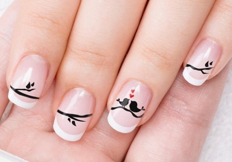 100+ Easy Valentine’s Day Nail Art Ideas 2019 img 96