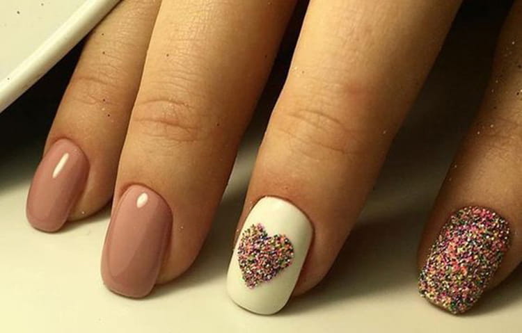 100+ Easy Valentine’s Day Nail Art Ideas 2019 img 99