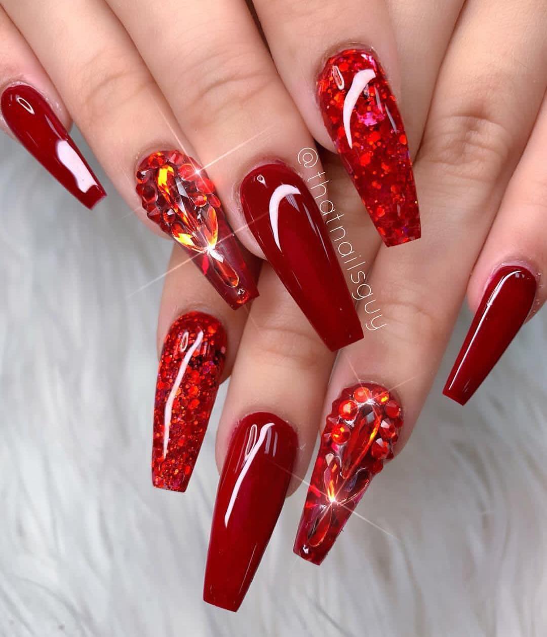 100 Bright Summer Nail Designs 2019 images 9