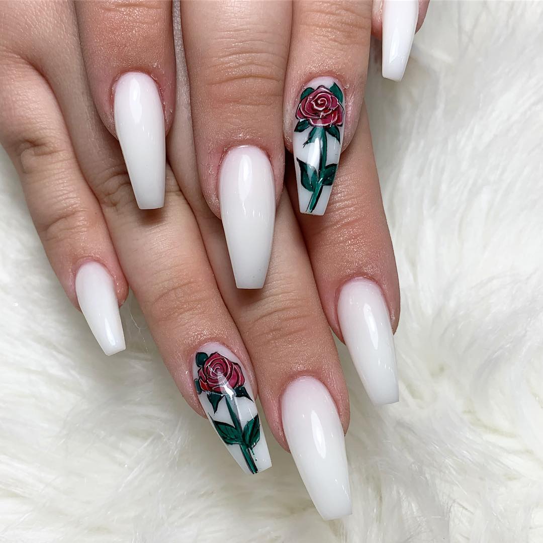 100 Bright Summer Nail Designs 2019 images 11