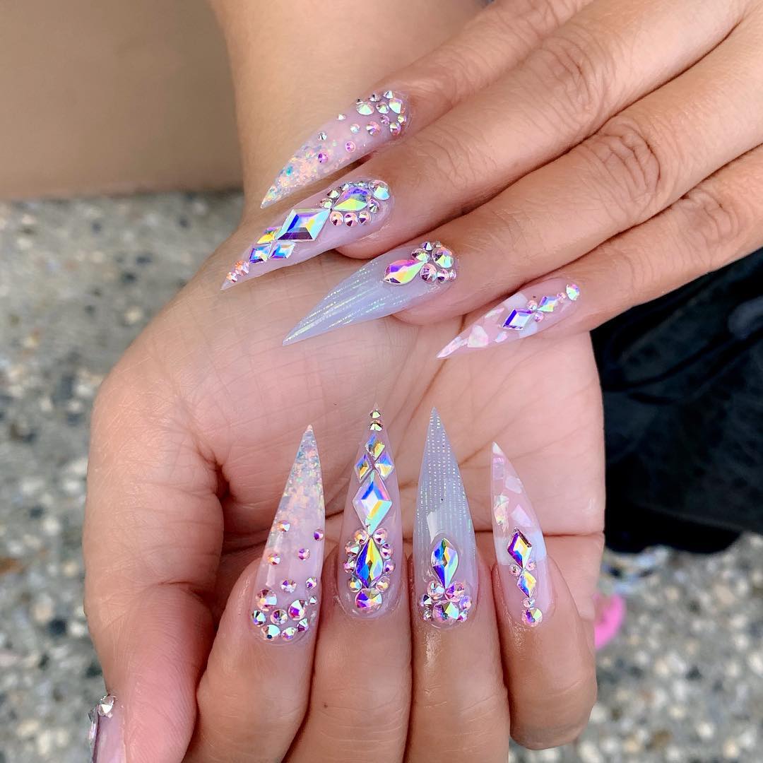 100 Bright Summer Nail Designs 2019 images 25