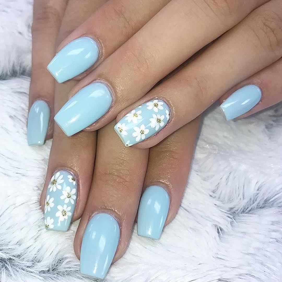 100 Bright Summer Nail Designs 2019 images 26