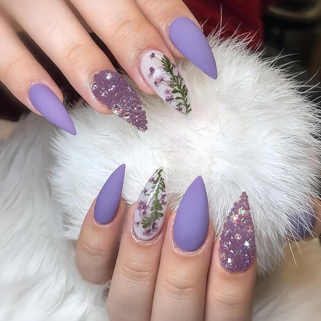 100 Bright Summer Nail Designs 2019 images 28