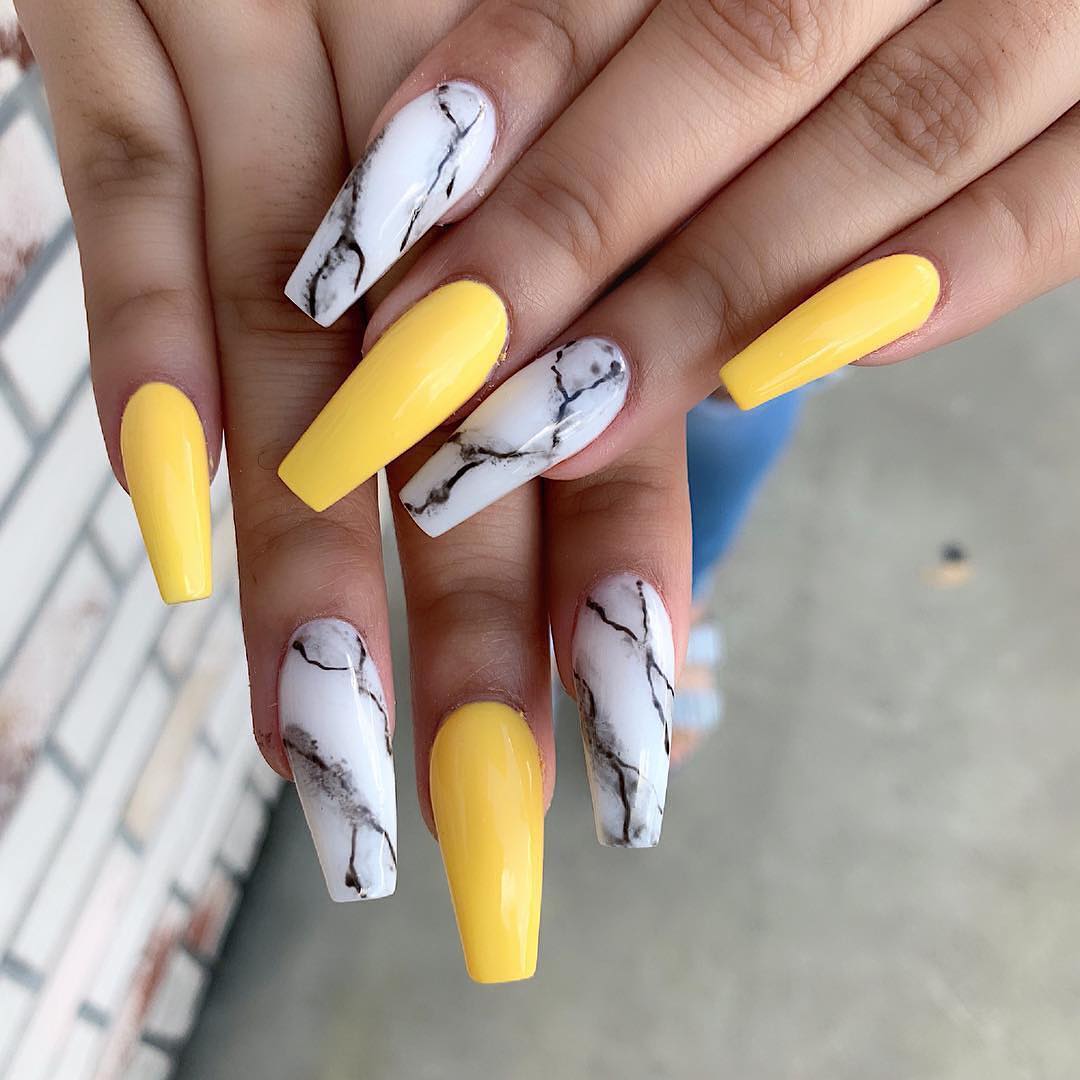 100 Bright Summer Nail Designs 2019 images 35