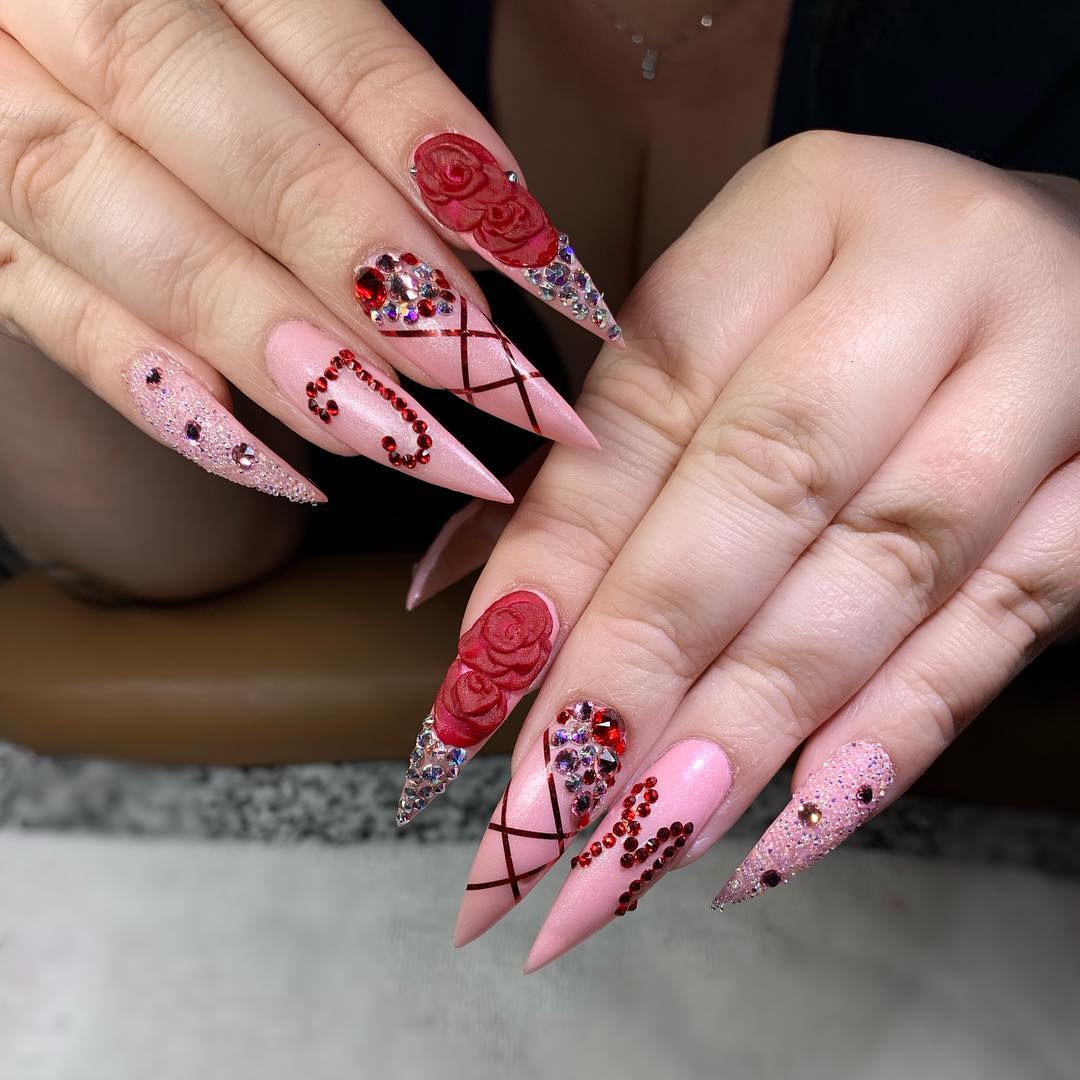 100 Bright Summer Nail Designs 2019 images 46