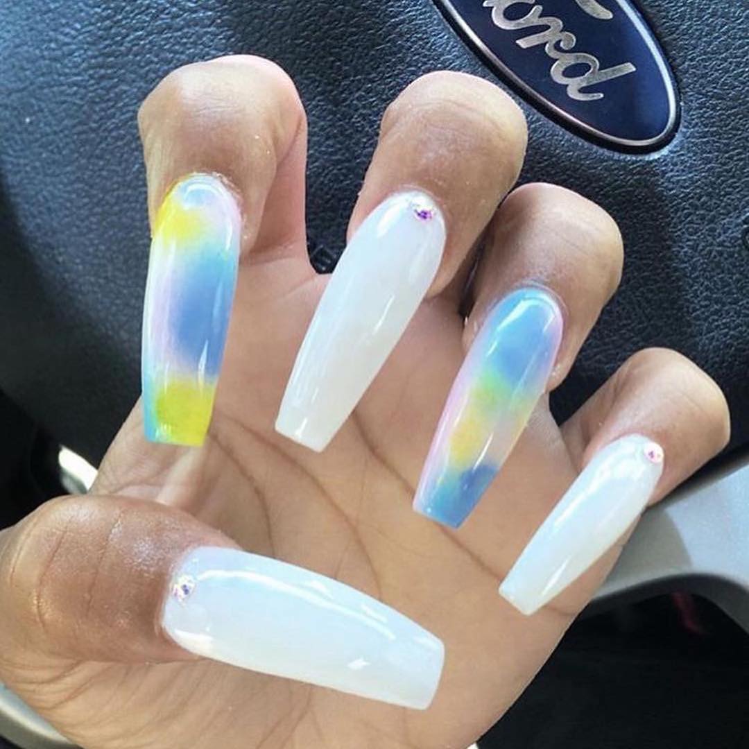 100 Bright Summer Nail Designs 2019 images 58