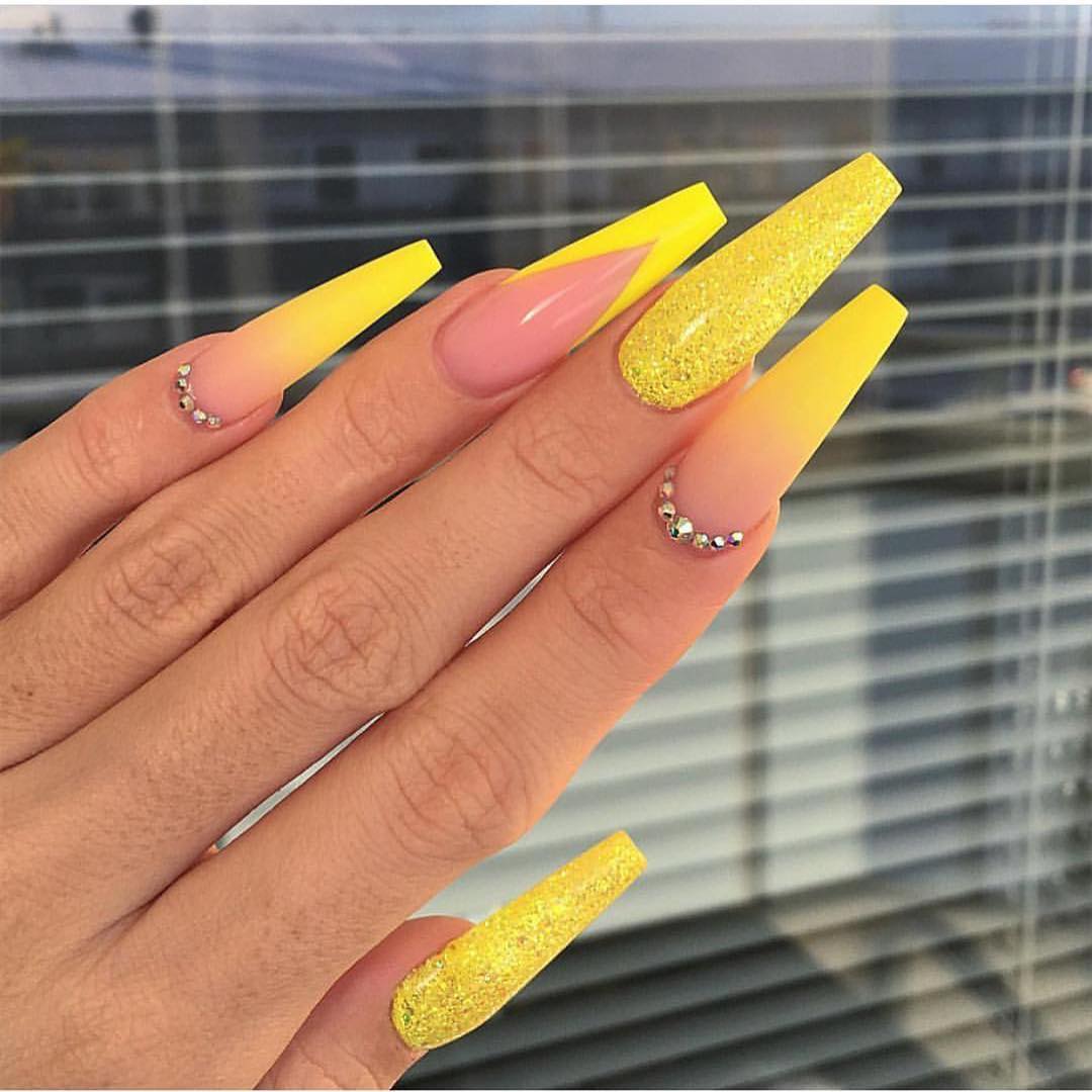 100 Bright Summer Nail Designs 2019 images 92