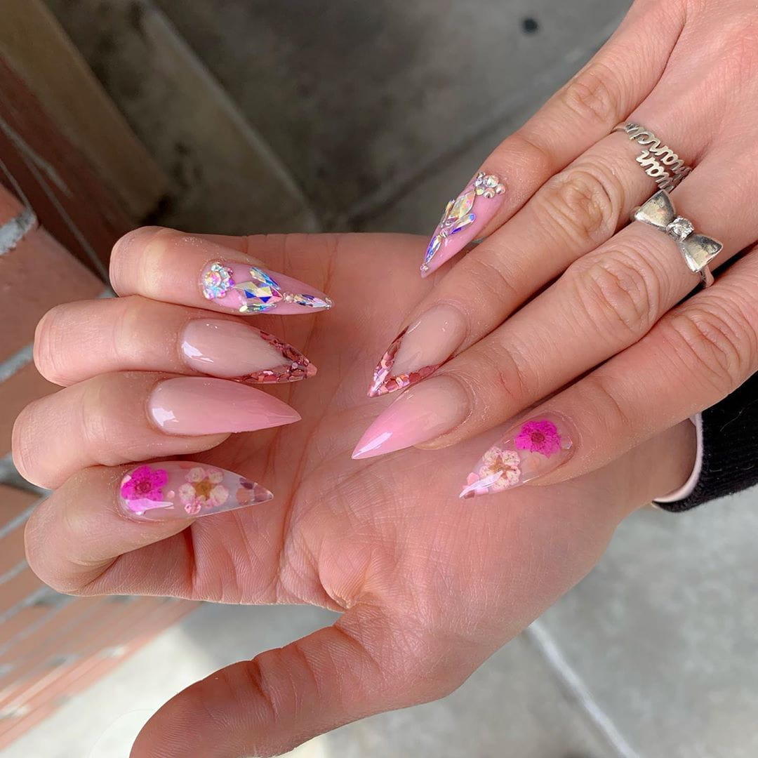 100+ Pretty Nail Desighs for Women 2019 images 100