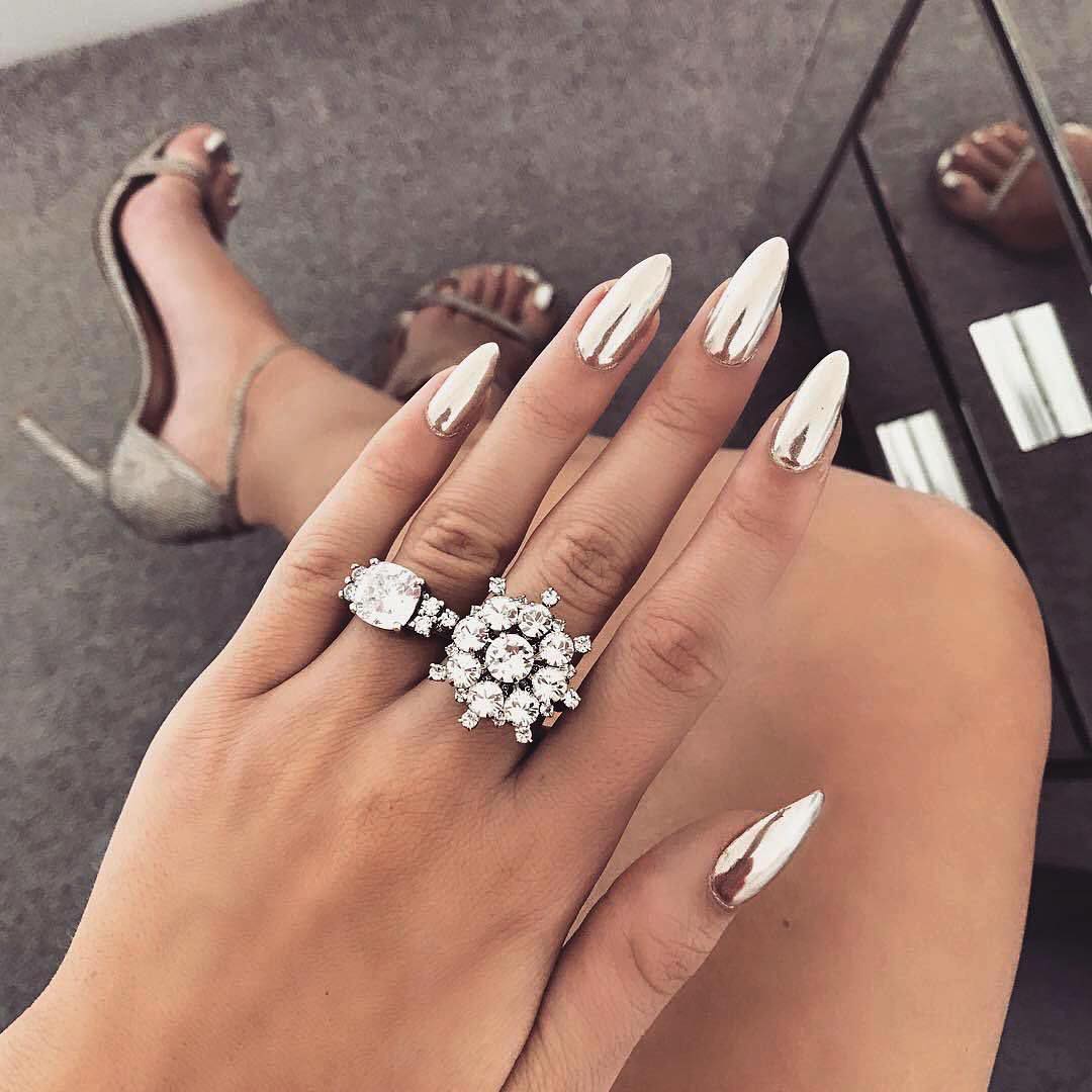 100+ Pretty Nail Desighs for Women 2019 images 21