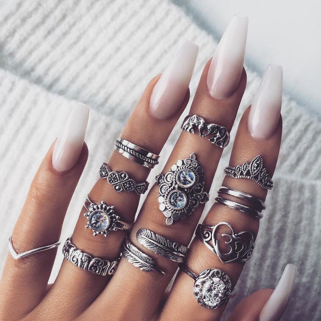 100+ Pretty Nail Desighs for Women 2019 images 22