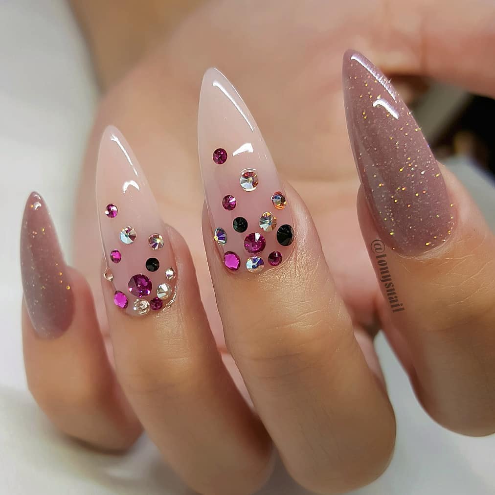 100+ Pretty Nail Desighs for Women 2019 images 35