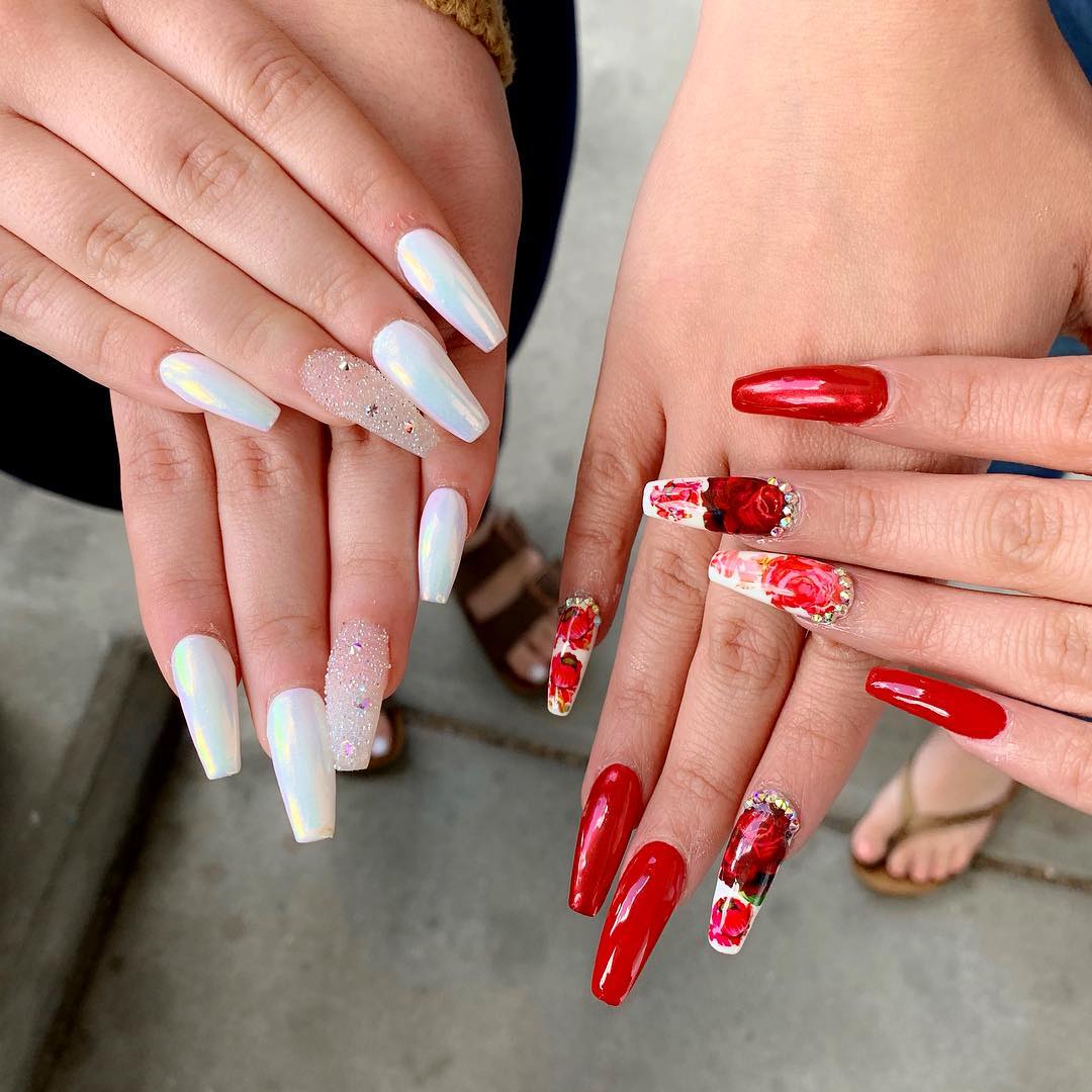 100+ Pretty Nail Desighs for Women 2019 images 46