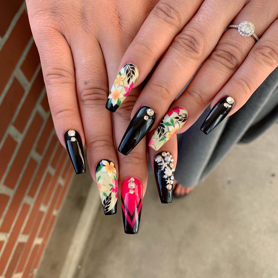 100+ Pretty Nail Desighs for Women 2019 images 47