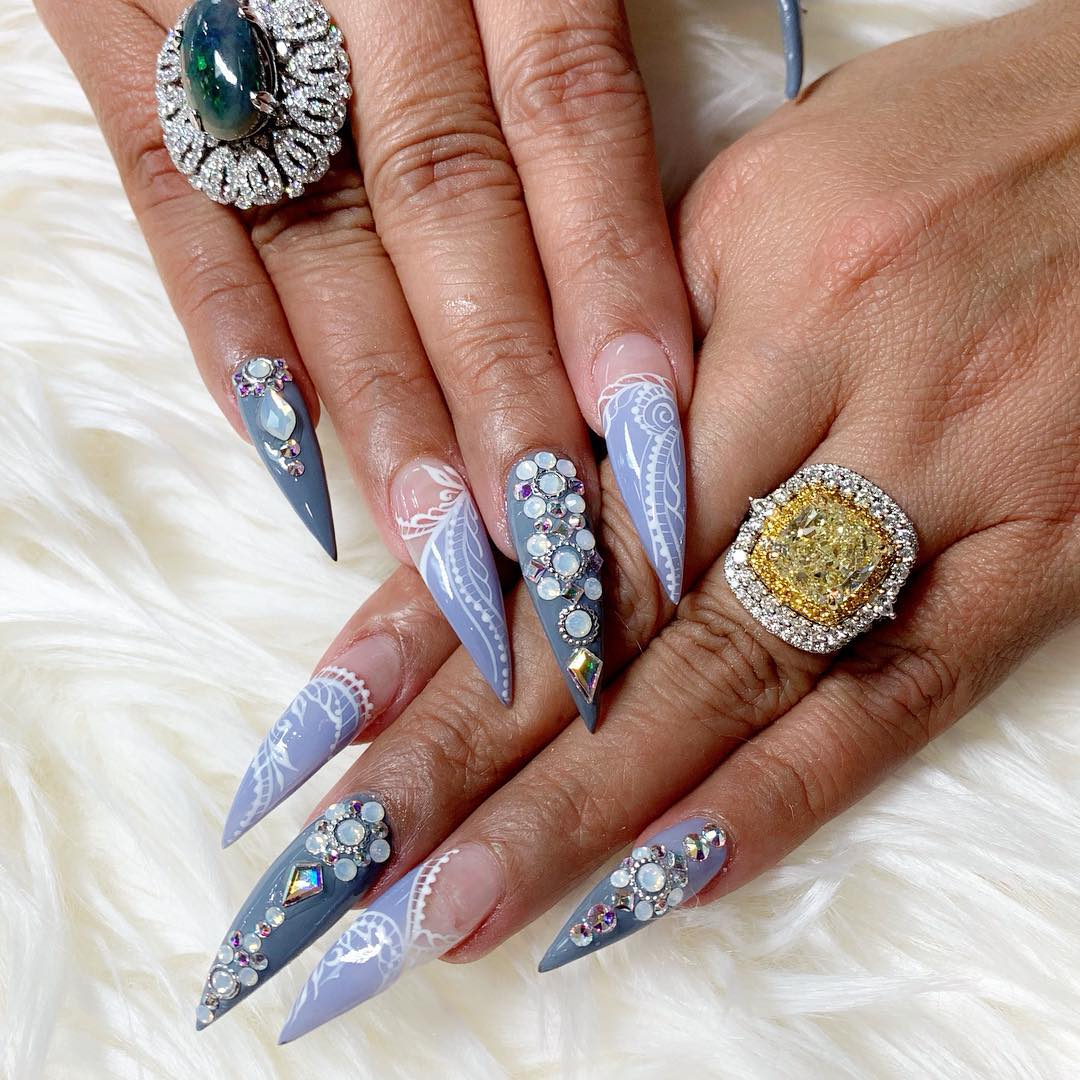 100+ Pretty Nail Desighs for Women 2019 images 58