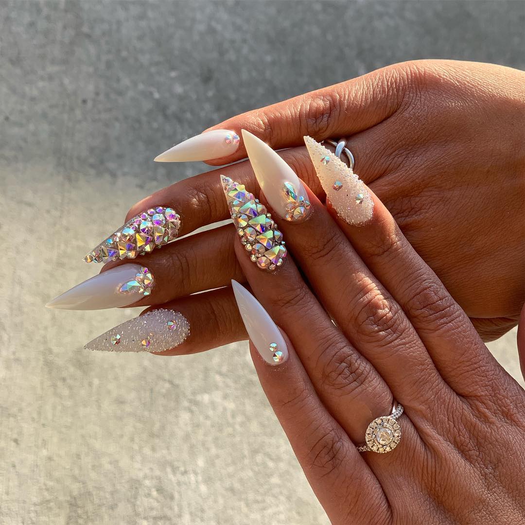 100+ Pretty Nail Desighs for Women 2019 images 67