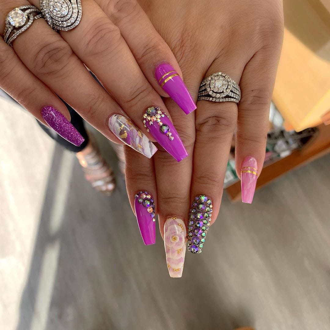 100+ Pretty Nail Desighs for Women 2019 images 77