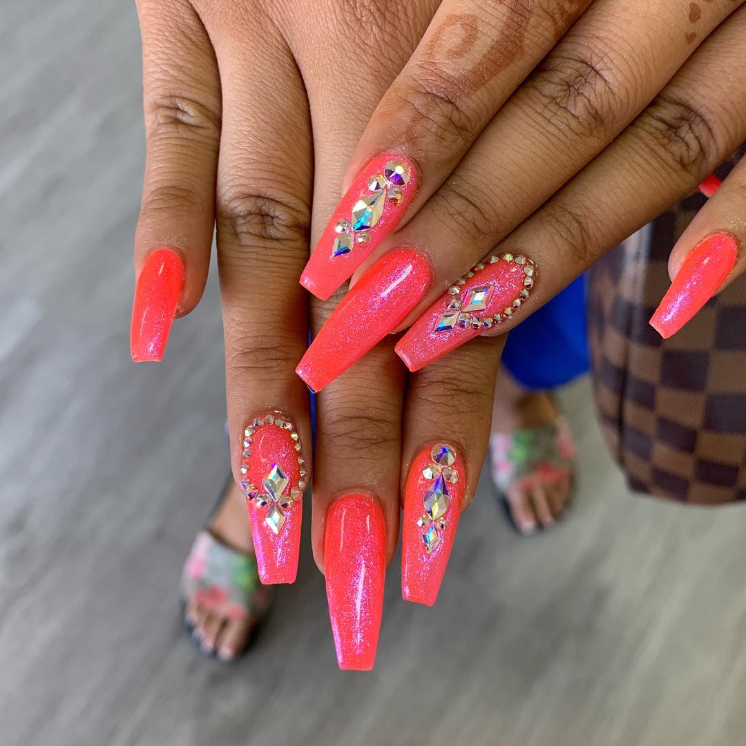 100+ Pretty Nail Desighs for Women 2019 images 78