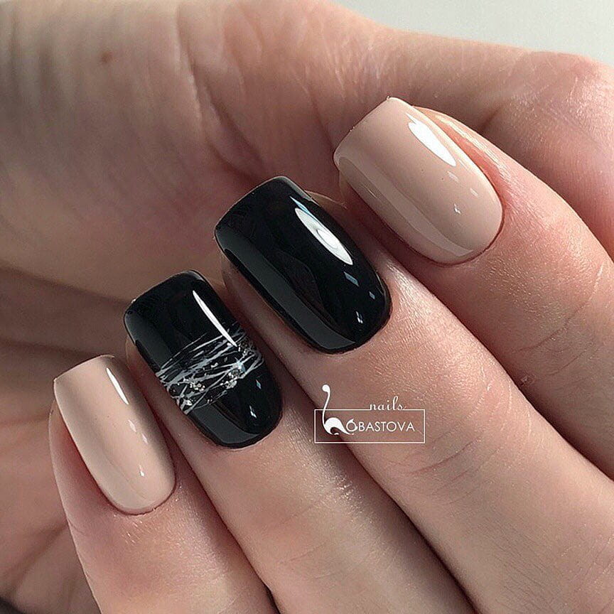 80+ Dark Color Nail Designs for Women images 3