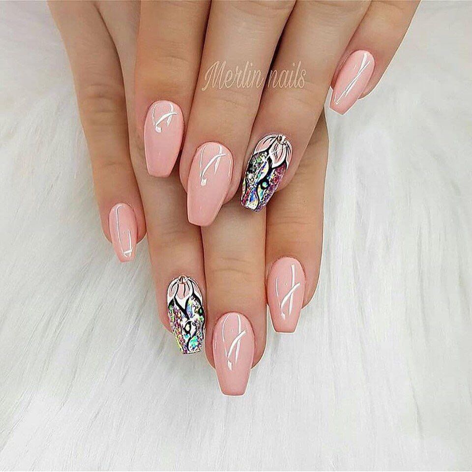 55 Best & Simple Nail Art Designs for 2019 Lady images 1