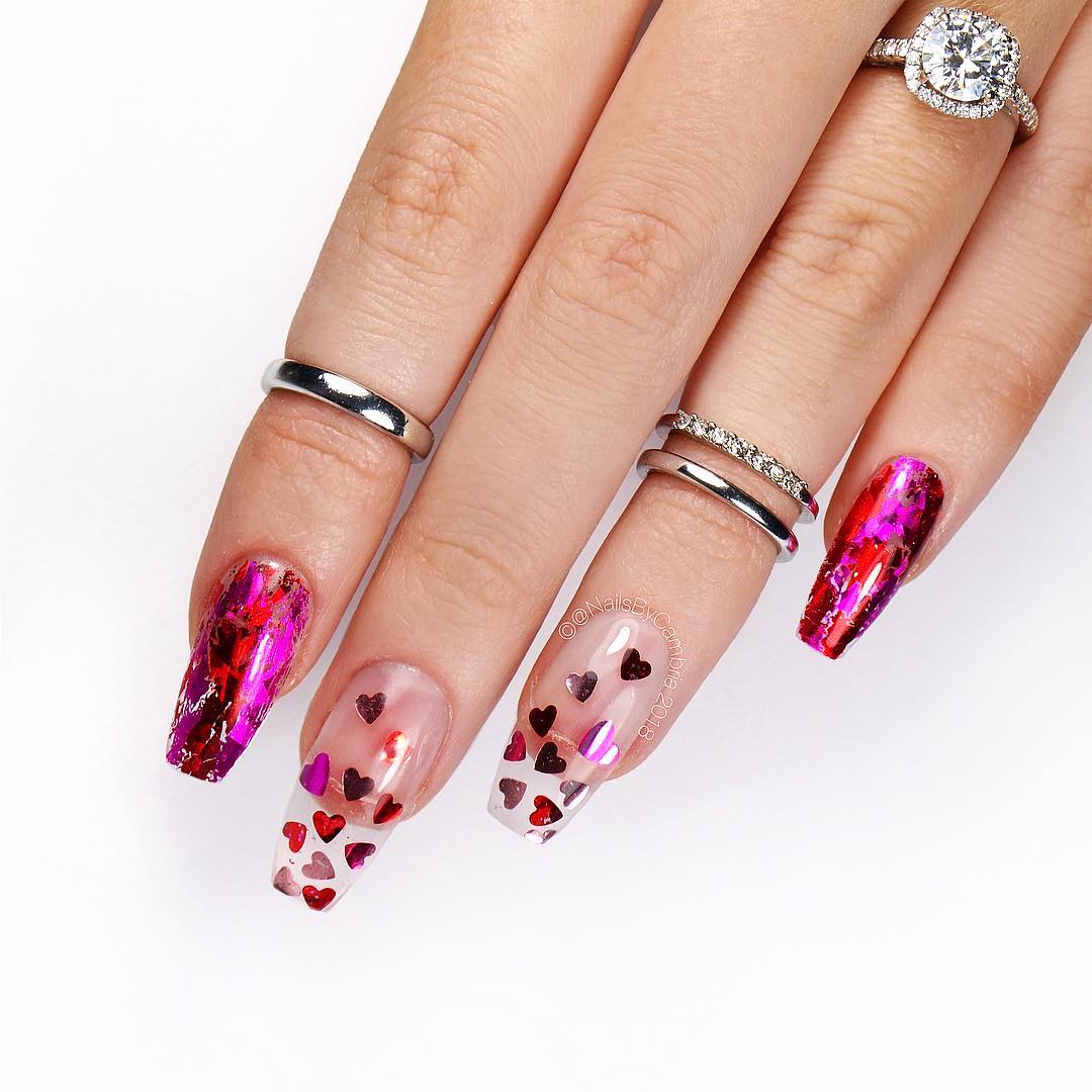 40+ Cute Pink Nail Art Designs 2019 Girl images 2