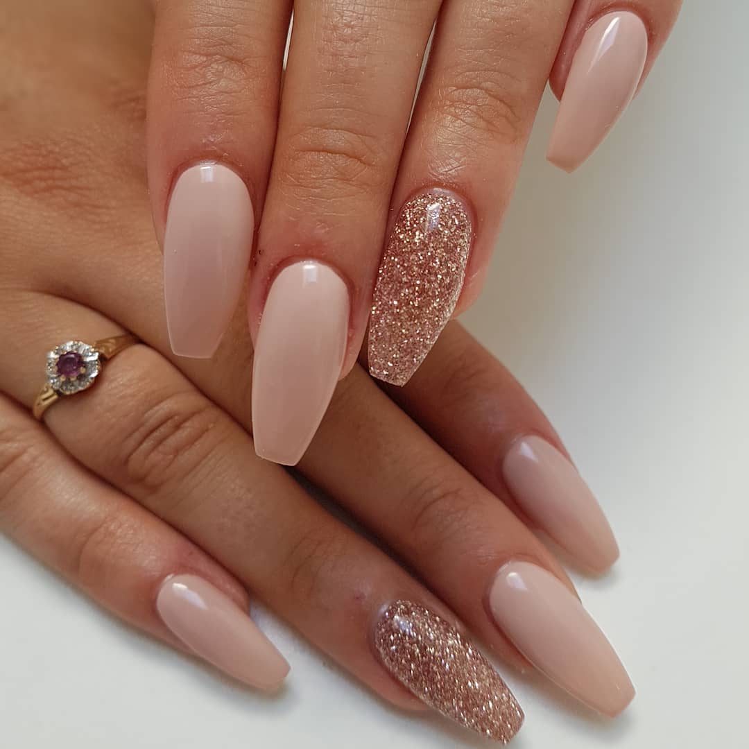 40+ Cute Pink Nail Art Designs 2019 Girl images 3