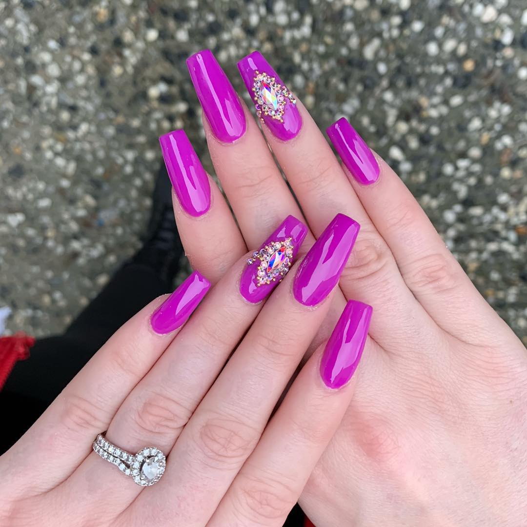 40+ Cute Pink Nail Art Designs 2019 Girl images 10