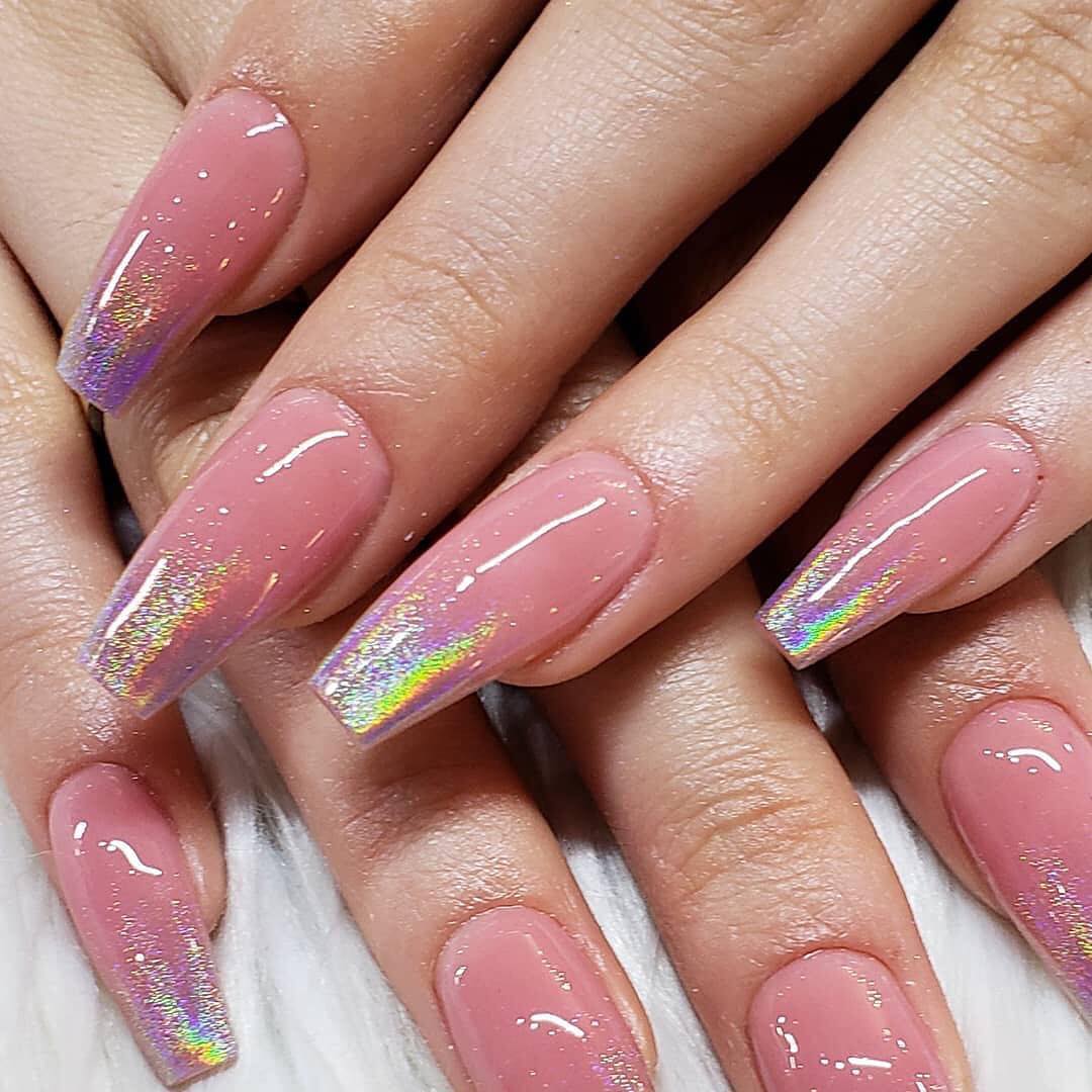 40+ Cute Pink Nail Art Designs 2019 Girl images 11