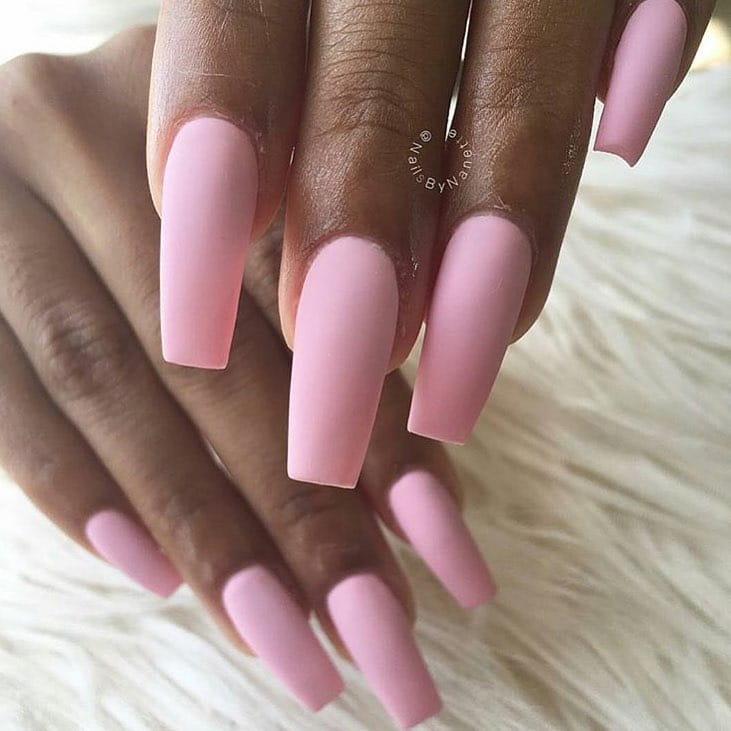 40+ Cute Pink Nail Art Designs 2019 Girl images 29