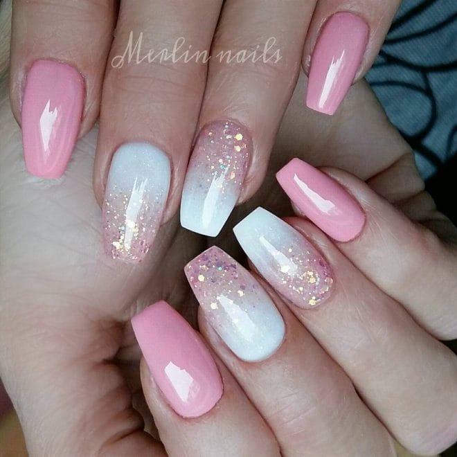 40+ Cute Pink Nail Art Designs 2019 Girl images 35