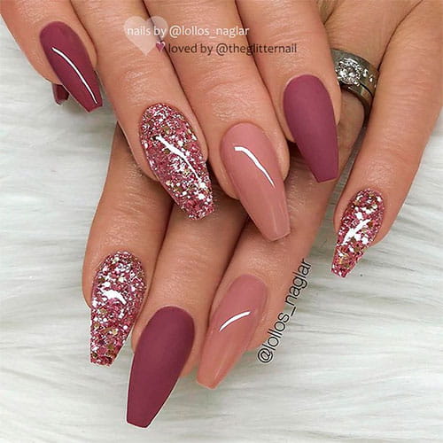 40+ Cute Pink Nail Art Designs 2019 Girl images 37