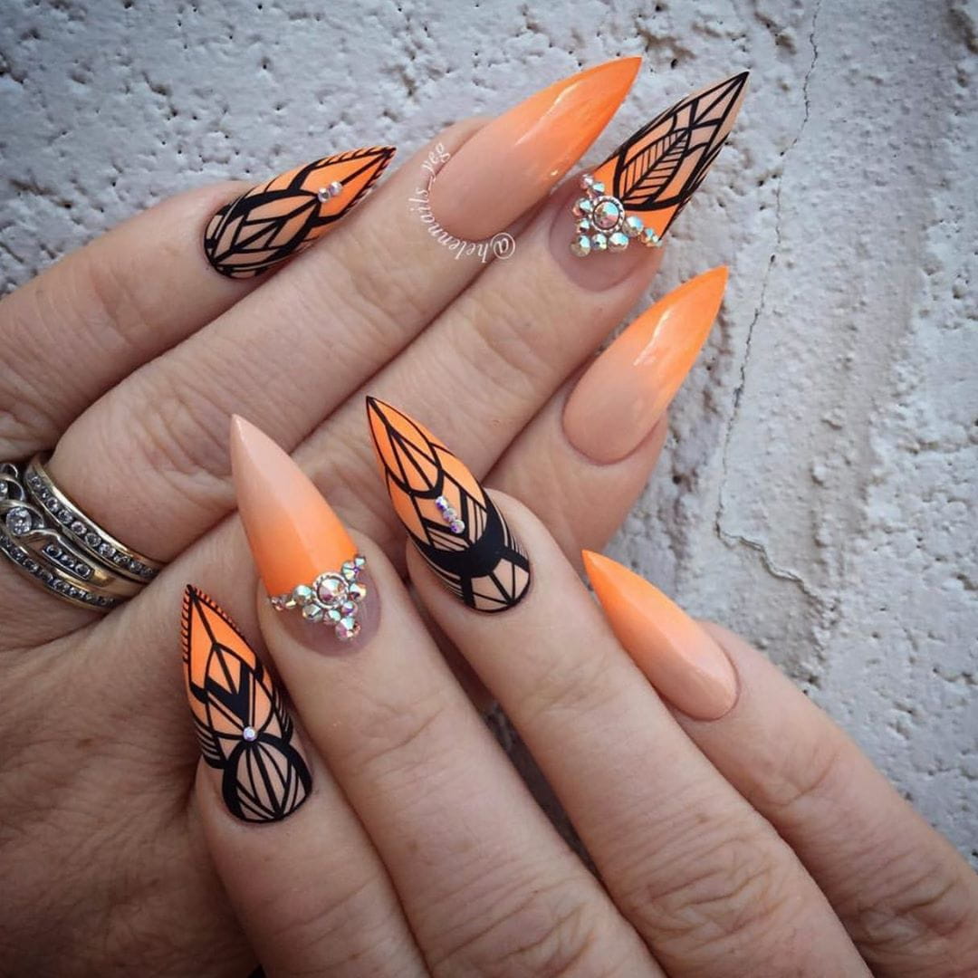 The 30 Hottest Nail Designs Trends for Autumo 2019 images 14