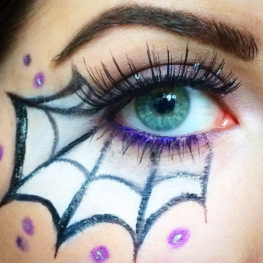 70 Spiderweb Eye Makeup ideas To Try 2019 Halloween images 5