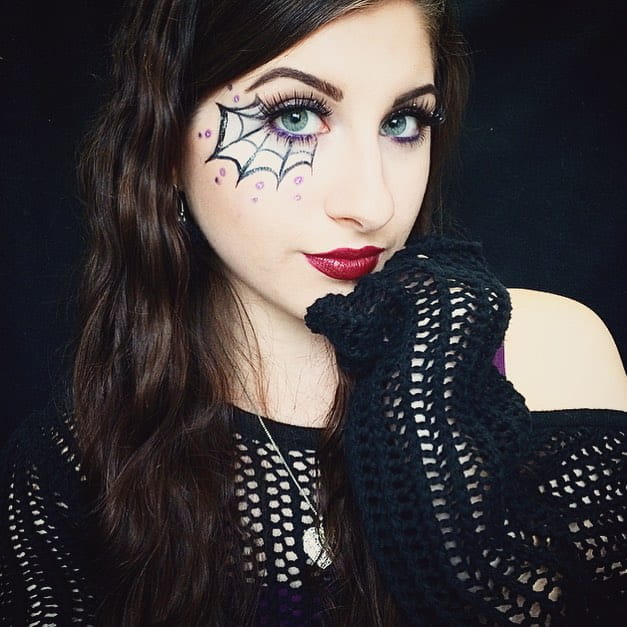 70 Spiderweb Eye Makeup ideas To Try 2019 Halloween images 6