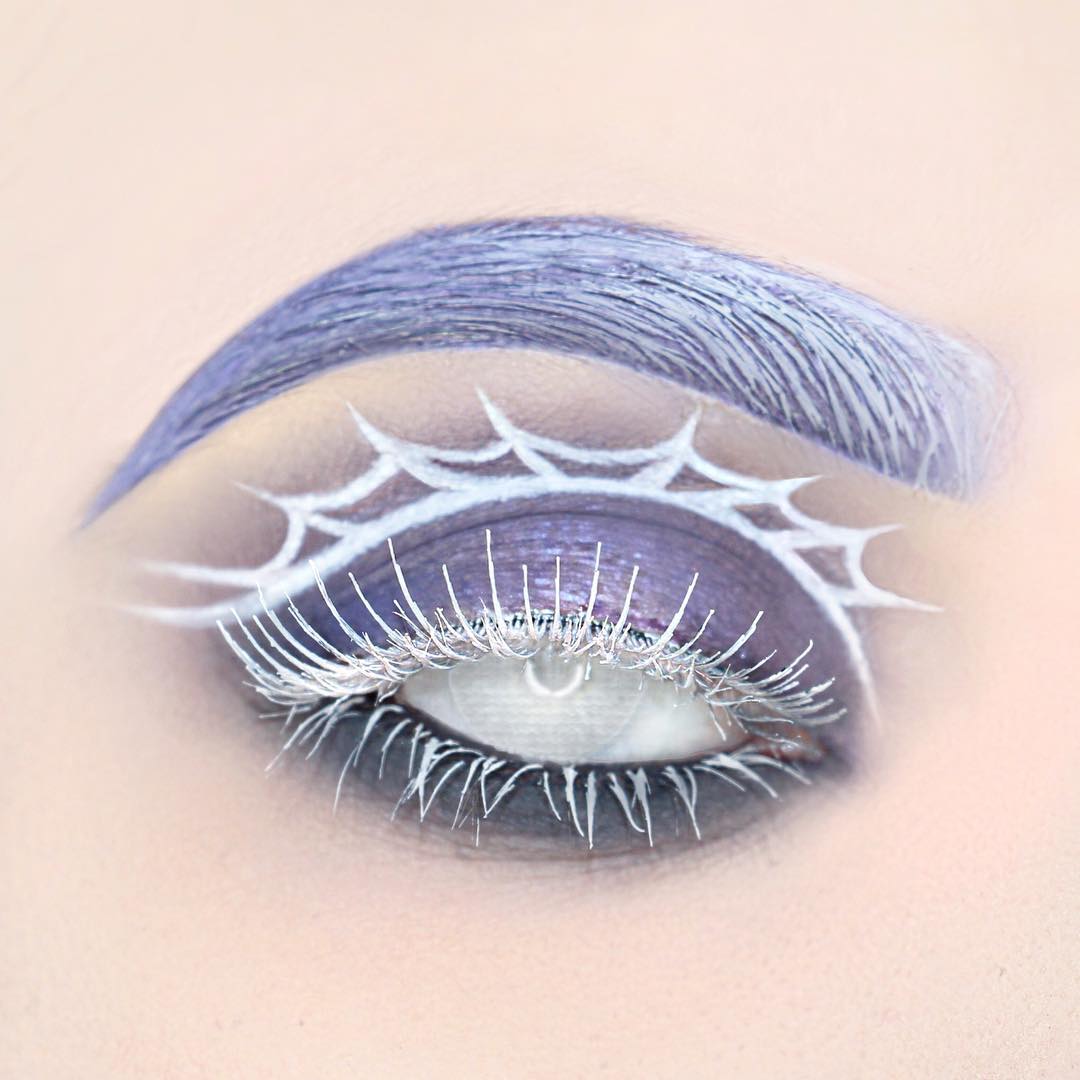 70 Spiderweb Eye Makeup ideas To Try 2019 Halloween images 12