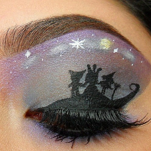 70 Spiderweb Eye Makeup ideas To Try 2019 Halloween images 13