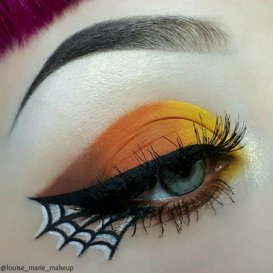 70 Spiderweb Eye Makeup ideas To Try 2019 Halloween images 22