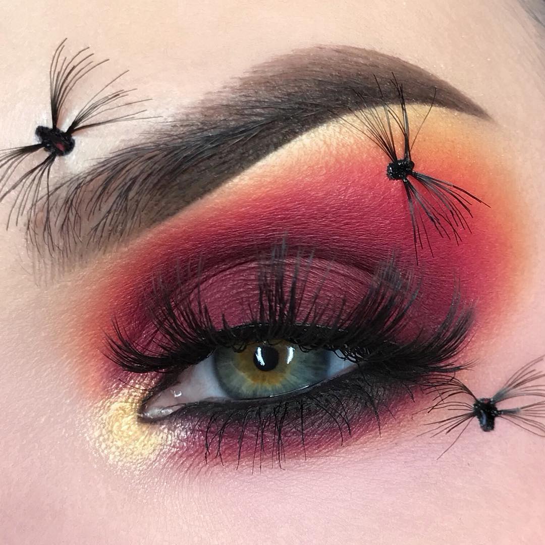 70 Spiderweb Eye Makeup ideas To Try 2019 Halloween images 25