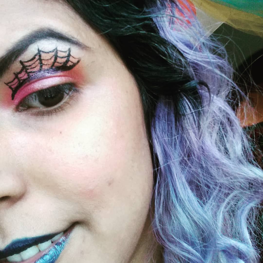 70 Spiderweb Eye Makeup ideas To Try 2019 Halloween images 27