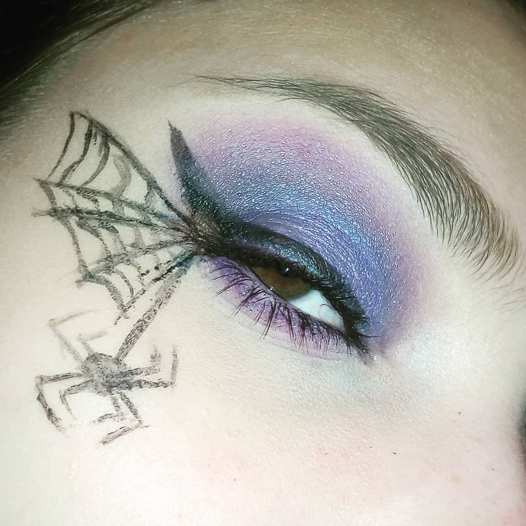 70 Spiderweb Eye Makeup ideas To Try 2019 Halloween images 31