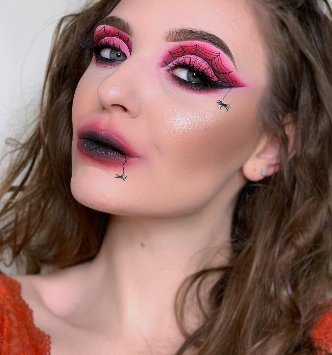 70 Spiderweb Eye Makeup ideas To Try 2019 Halloween images 35