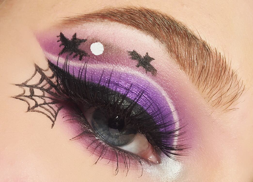 70 Spiderweb Eye Makeup ideas To Try 2019 Halloween images 37