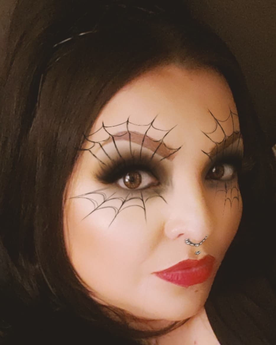 70 Spiderweb Eye Makeup ideas To Try 2019 Halloween images 42