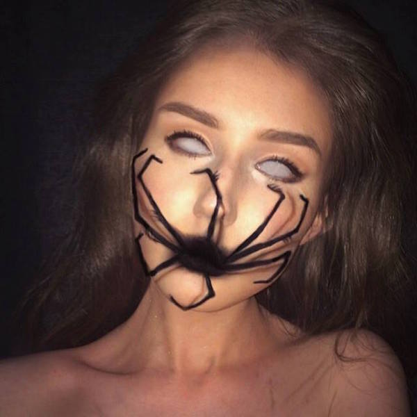 70 Spiderweb Eye Makeup ideas To Try 2019 Halloween images 45